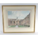 Stanley Orchart (1920-2005), 'Magdalen College', signed, watercolour,