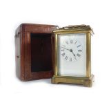 A 19th century carriage timepiece,