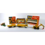 Three boxed diecast models consisting: Dinky 940 Mercedes Benz truck,