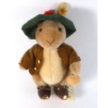 A modern Steiff stuff toy modelled as Benjamin Bunny from the Peter Rabbit Collection, h.