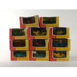 Eleven Matchbox Models of Yesteryear models consisting: Y-1 1911 Model T Ford,
