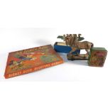 A mixed group of toys and games including a Chad Valley 'Disney Boys Shooting Game', boxed,