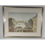 Tom Mellor OBE (1914-1994), 'Harbour Three', signed and dated '89, watercolour,