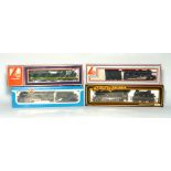 Four OO gauge loco's consisting: Lima 205120 engine and tender, Lima 'MELD' diesel loco,