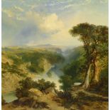 Edmund John Nieman (1813-1976), 'Symonds Yat', signed and dated '51, oil on canvas,