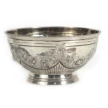 A Victorian silver bowl decorated in the neo-classical manner, William Hutton & Sons, London 1894,