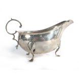 An early 20th century silver cream jug of typical form, William Hutton & Sons Ltd.