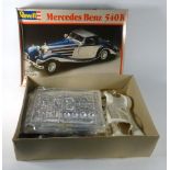 A Revell 1/16 scale model Mercedes Benz 540K,