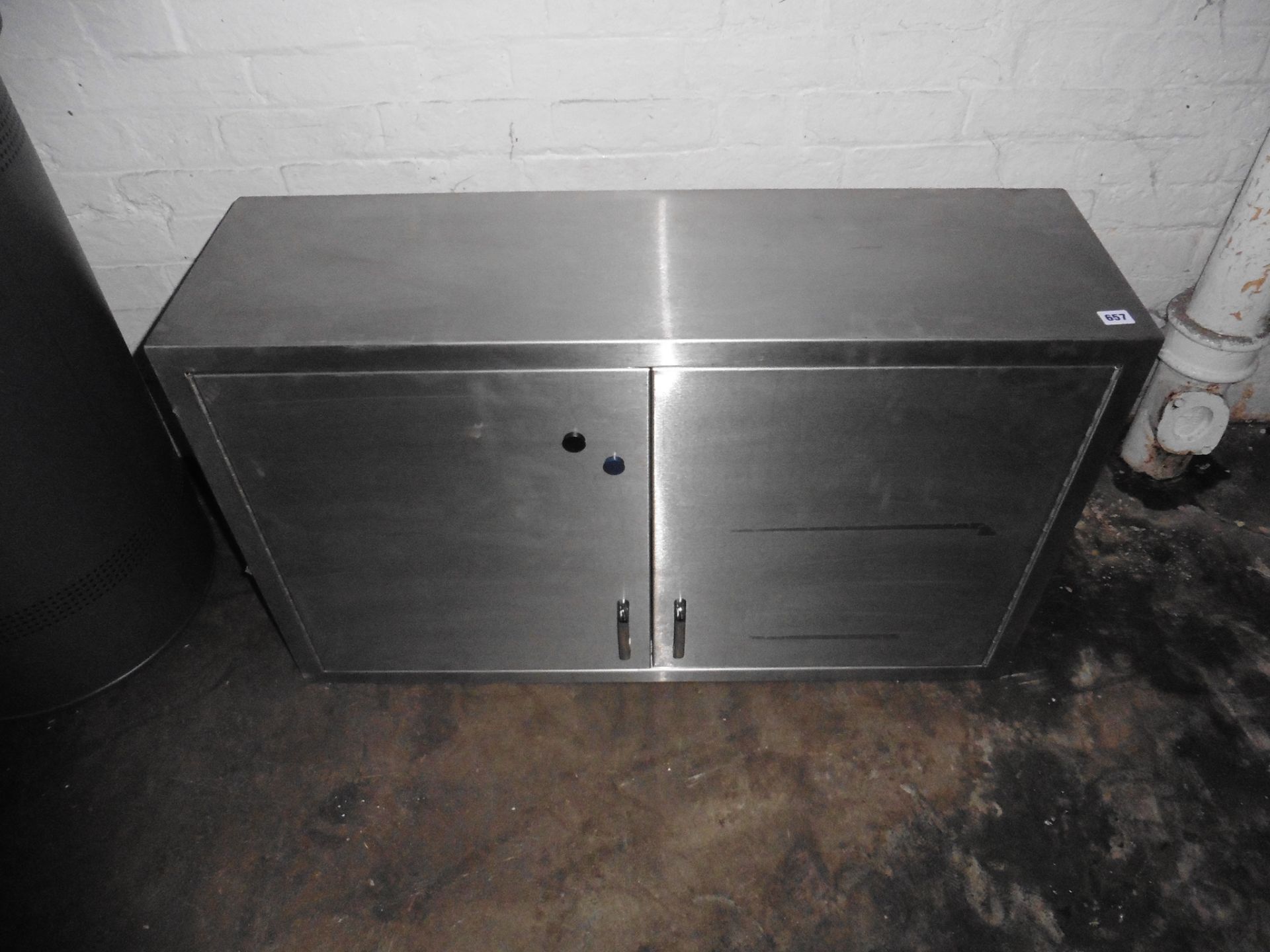 100cm stainless steel all hung cabinet