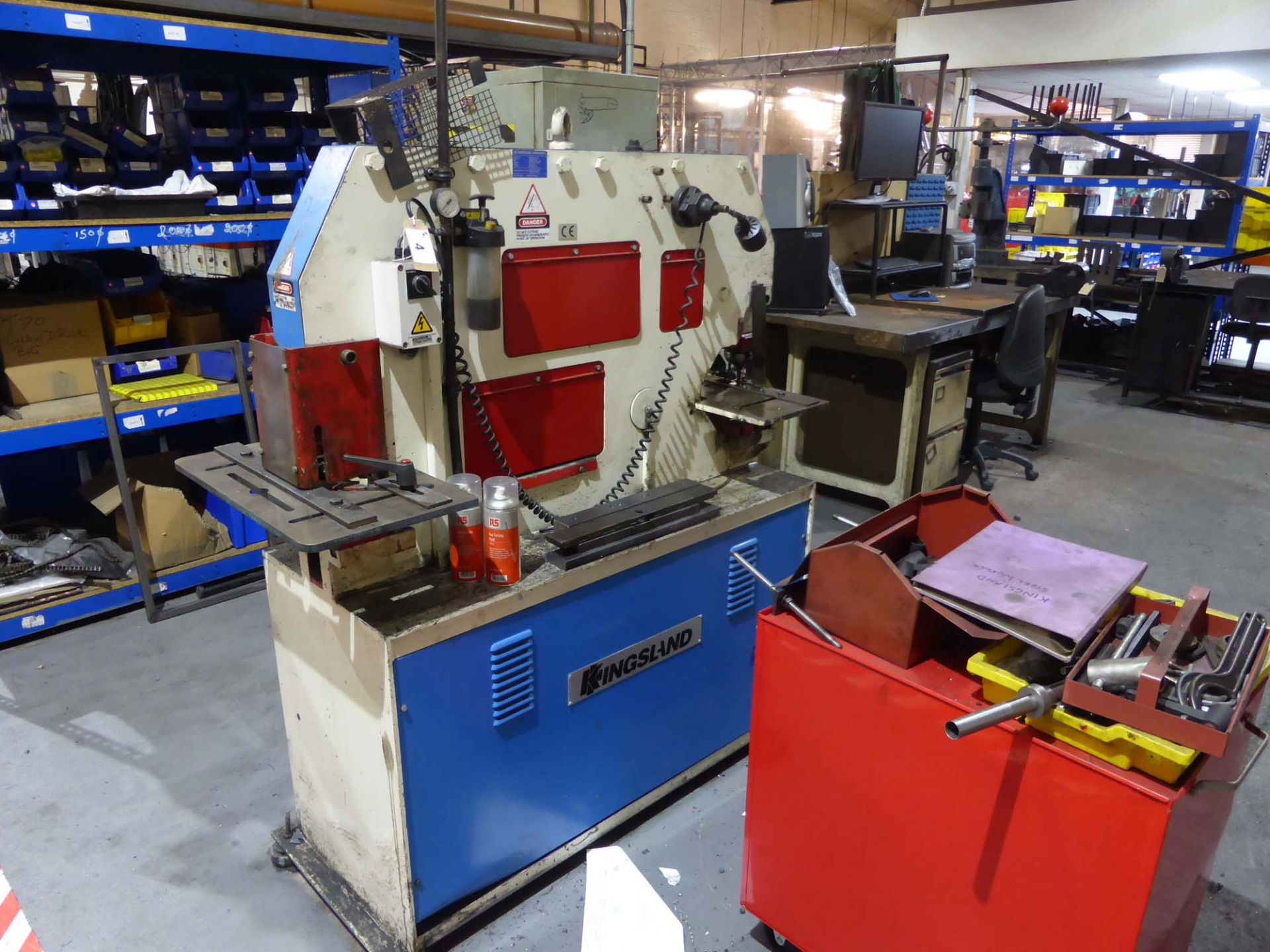 Kingsland 60 XA hydraulic metal working machine for punching, shearing, angle cutting, section