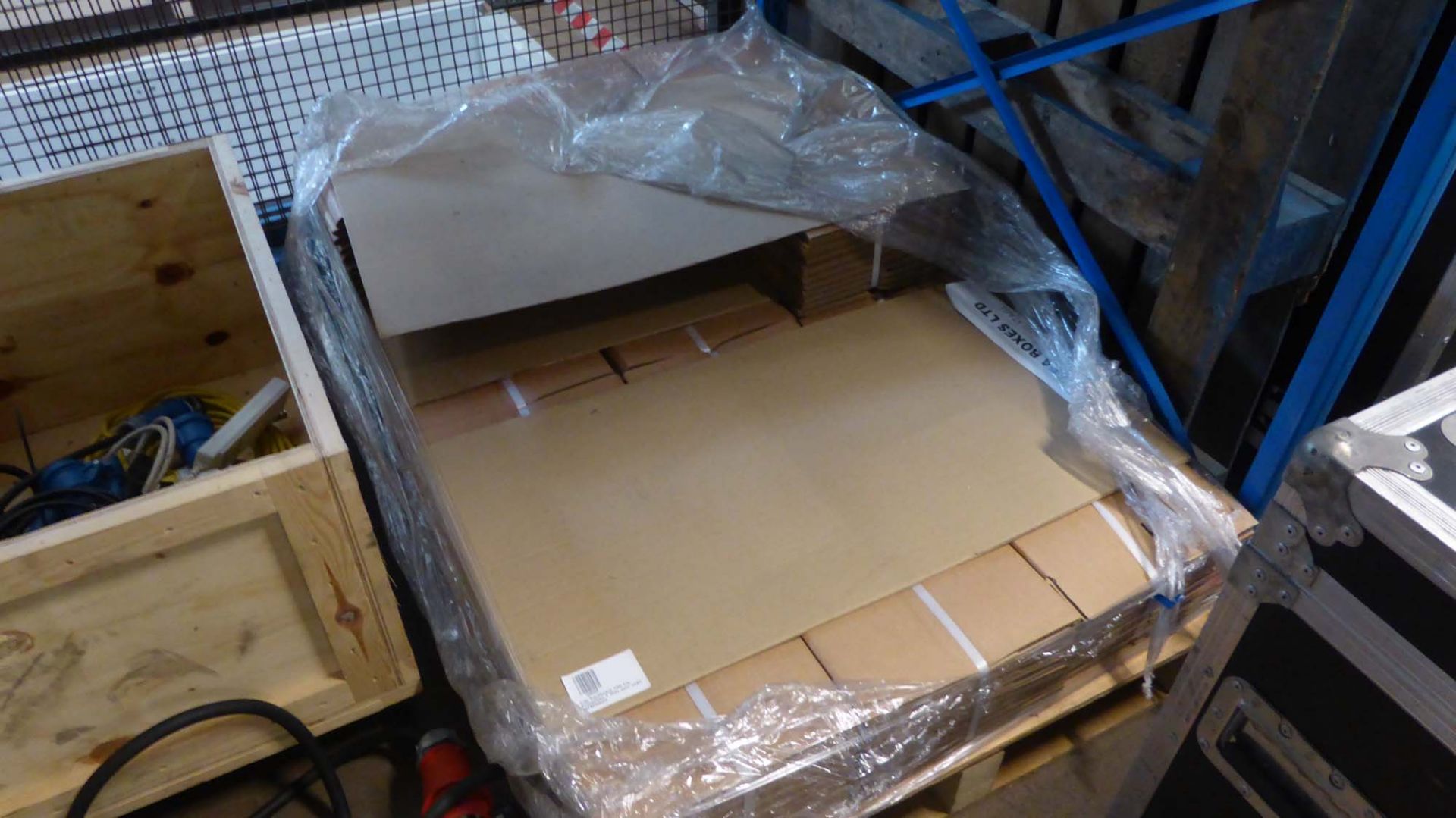 Qty of packaging materials including cardboard, bubble wrap, flat pack cardboard boxes etc - Image 3 of 4