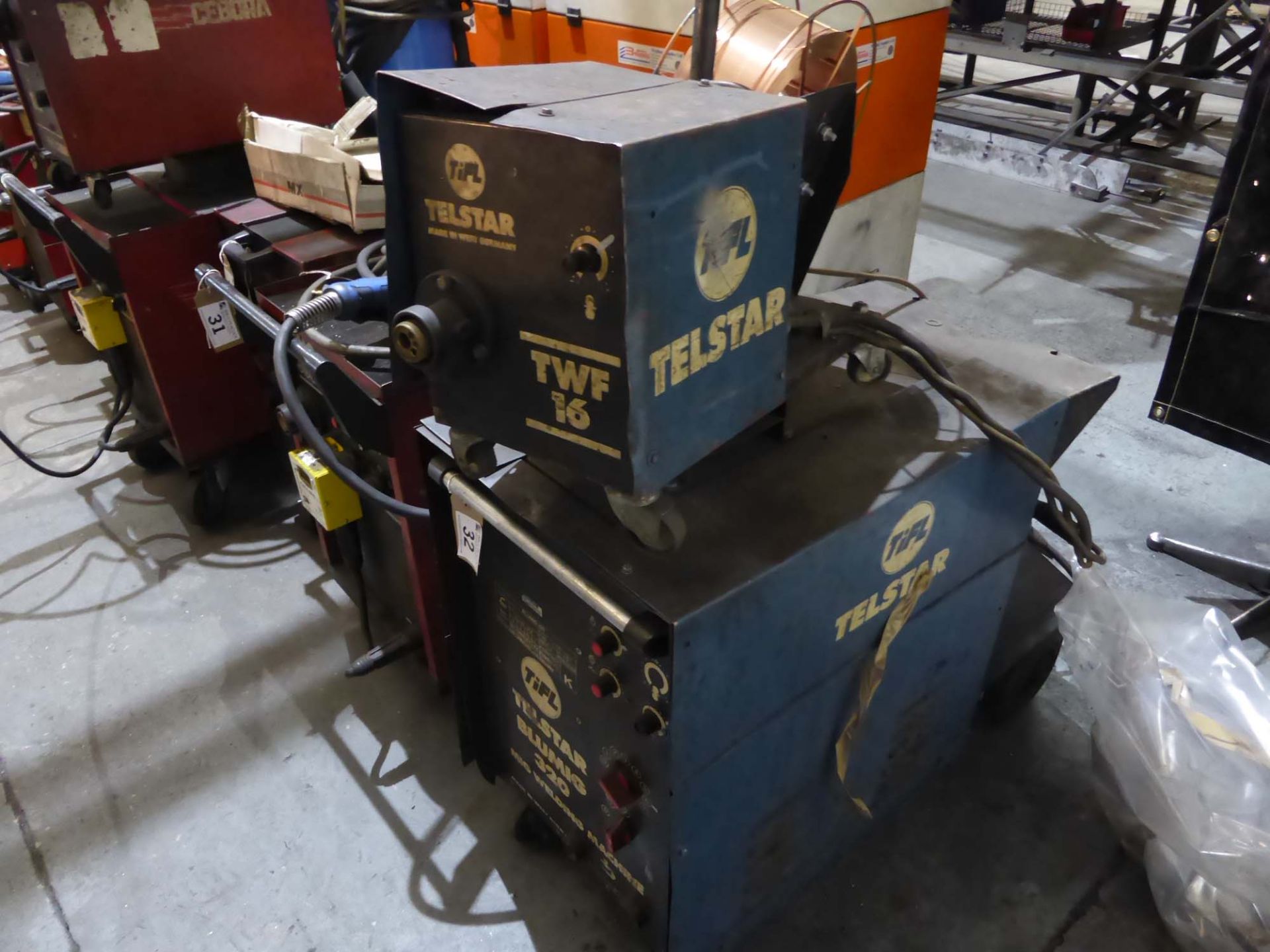 Telstar BLUMIG 320 MIG welding set with TWF16 wire feed unit - Image 2 of 2