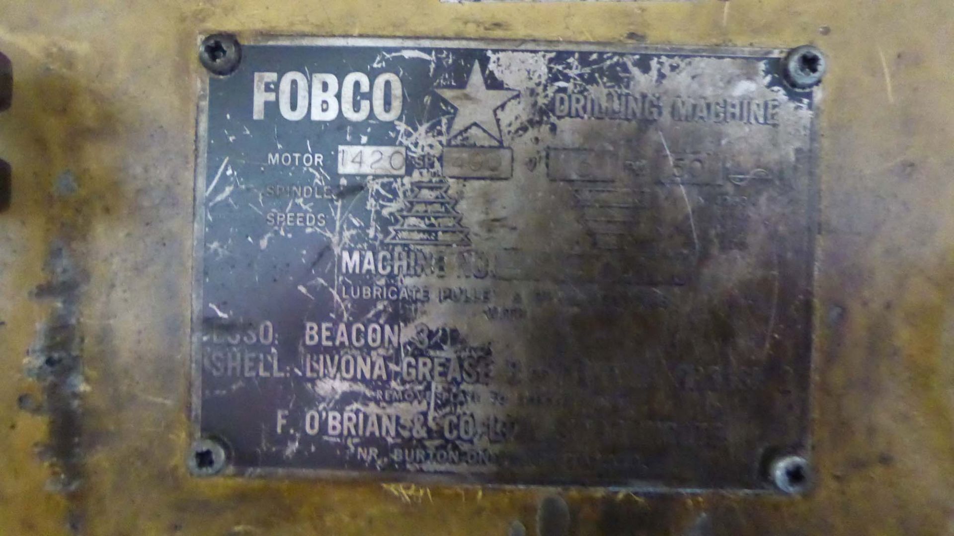 Fobco Star bench drill, 3 phase - Image 2 of 4