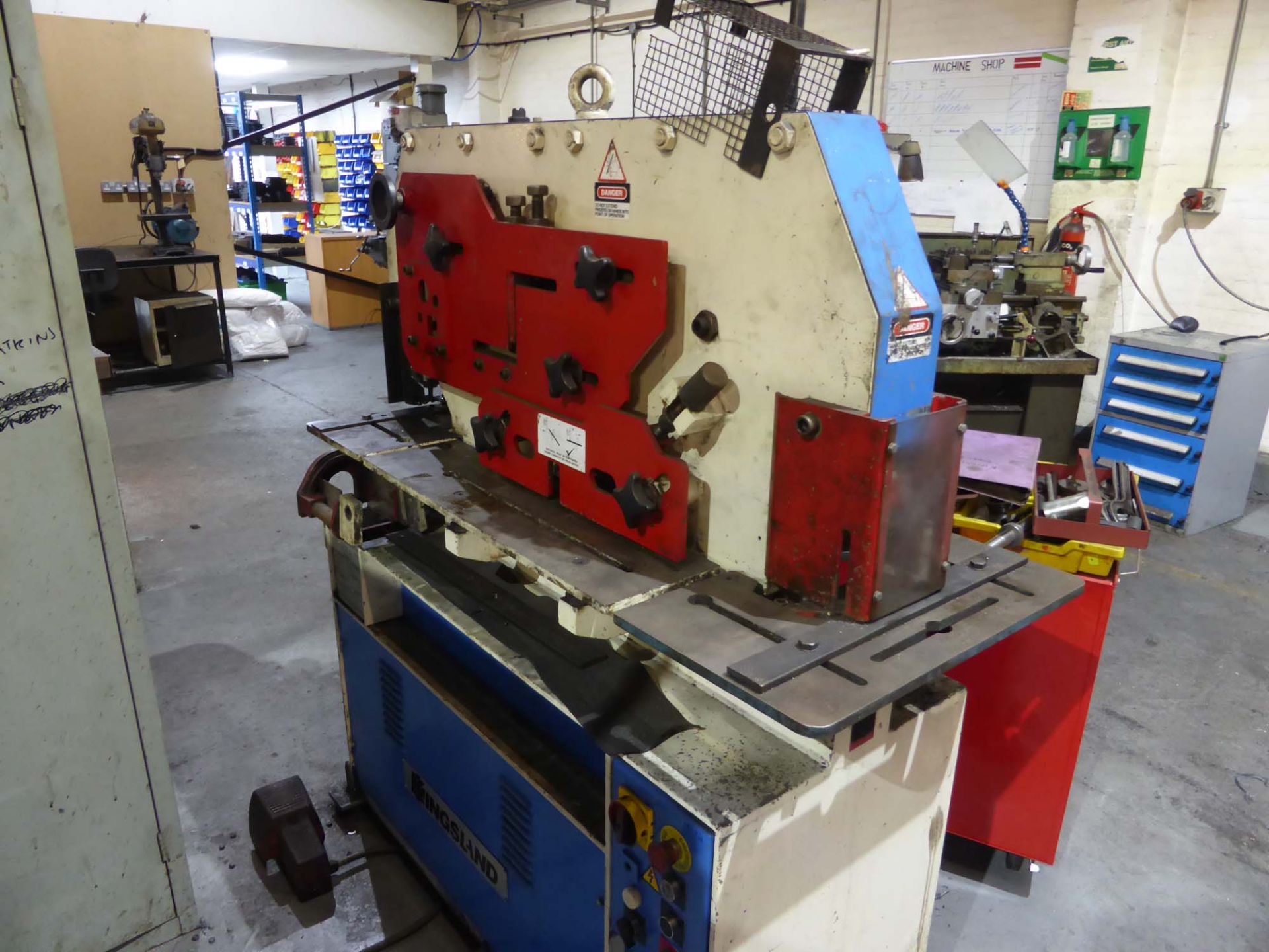 Kingsland 60 XA hydraulic metal working machine for punching, shearing, angle cutting, section - Image 4 of 9