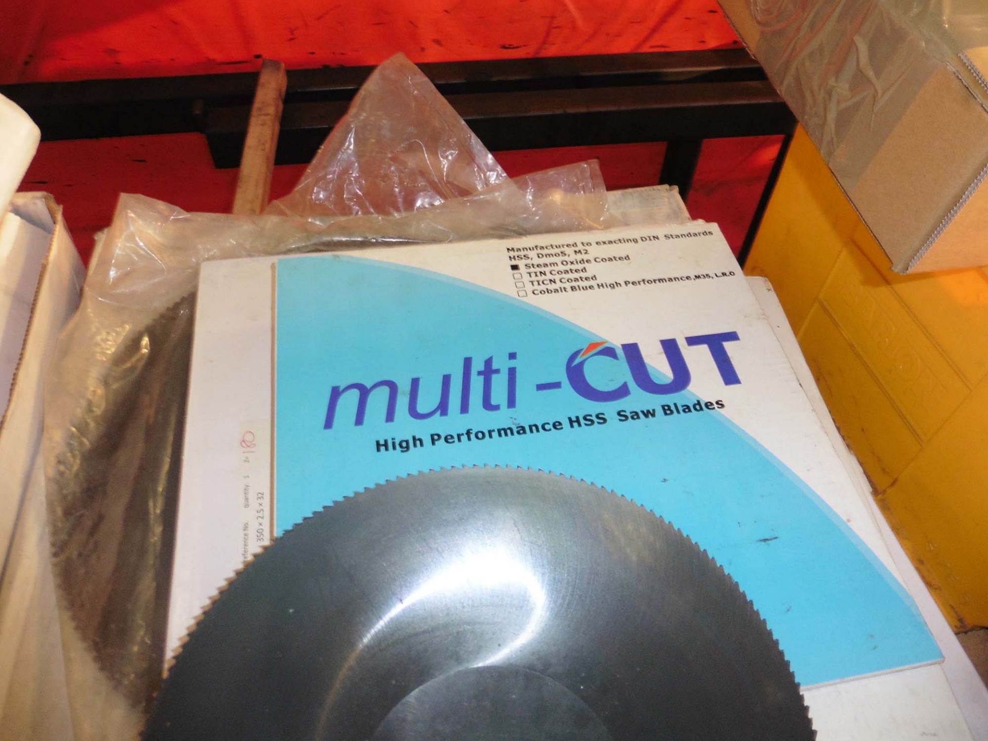 Qty of circular saw blades and bandsaw blade - Image 2 of 2