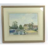 Stanley Orchart (1920-2005), 'Eaton Socon Mill', signed, watercolour,
