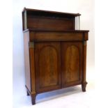 A 19th century mahogany chiffonier,