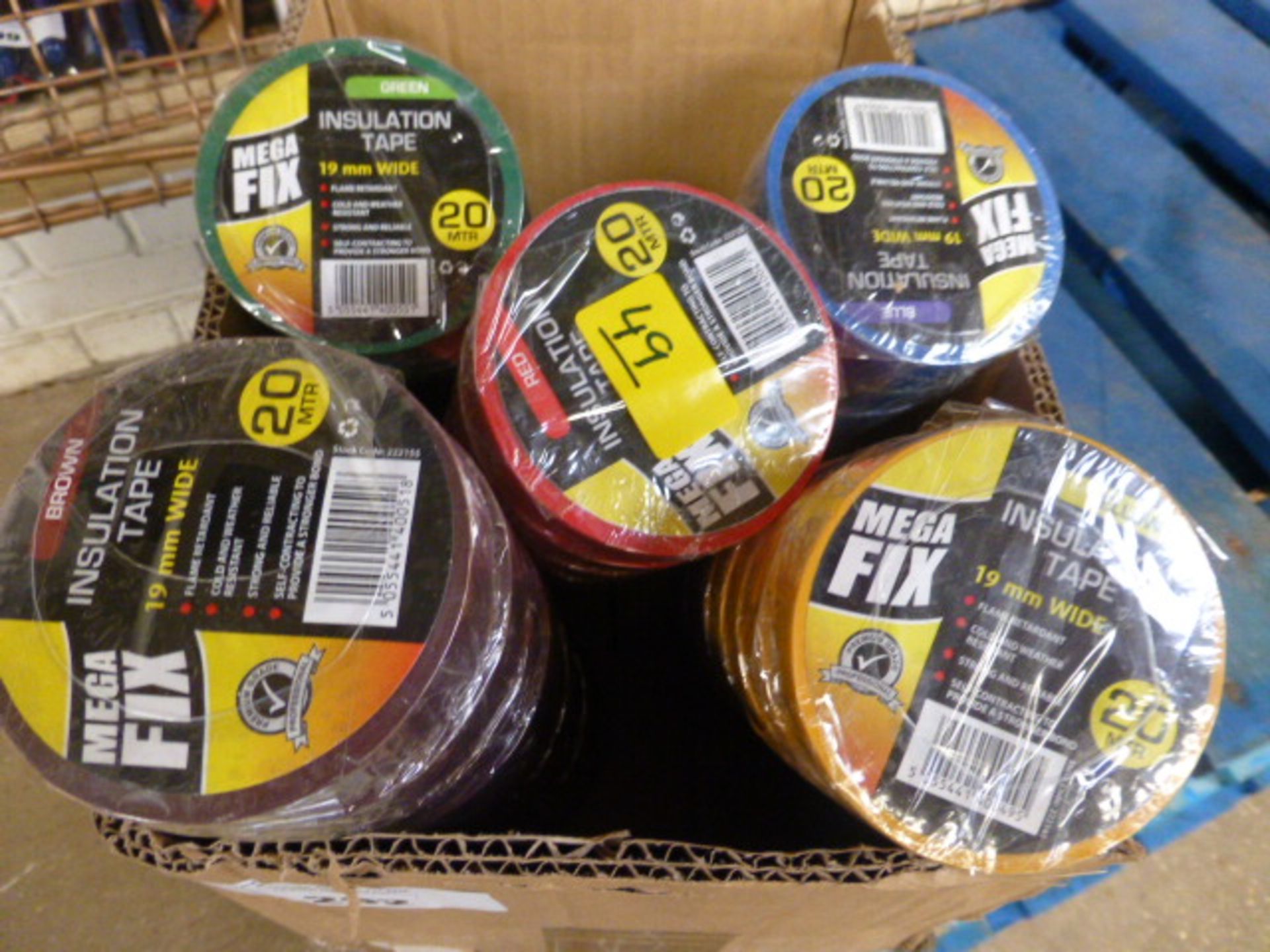 Box of electrical cable tape (49)