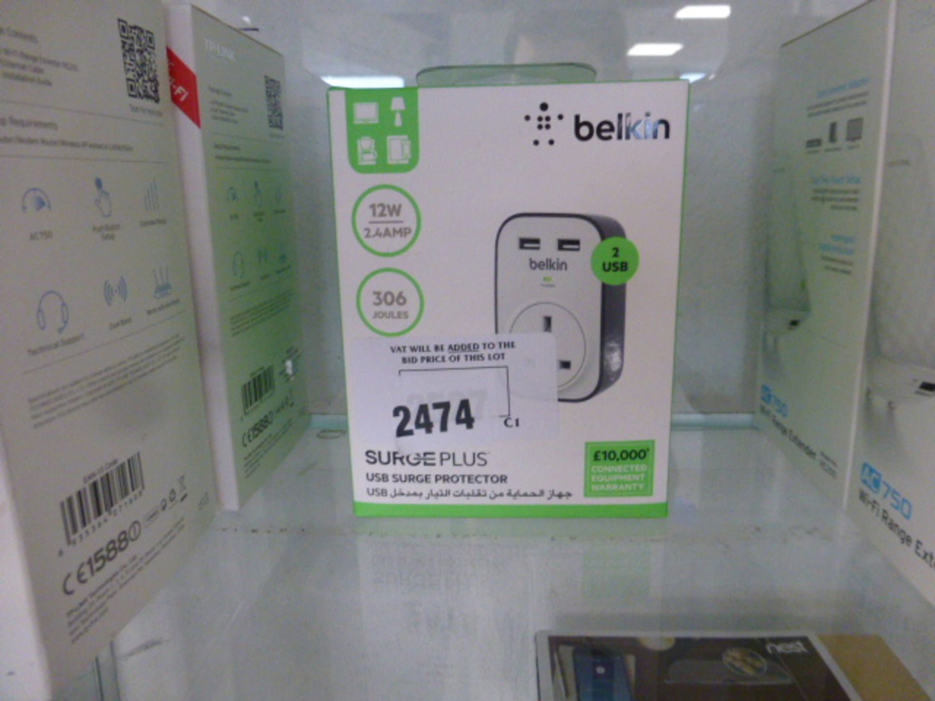 2572 Belkin surge plus protector