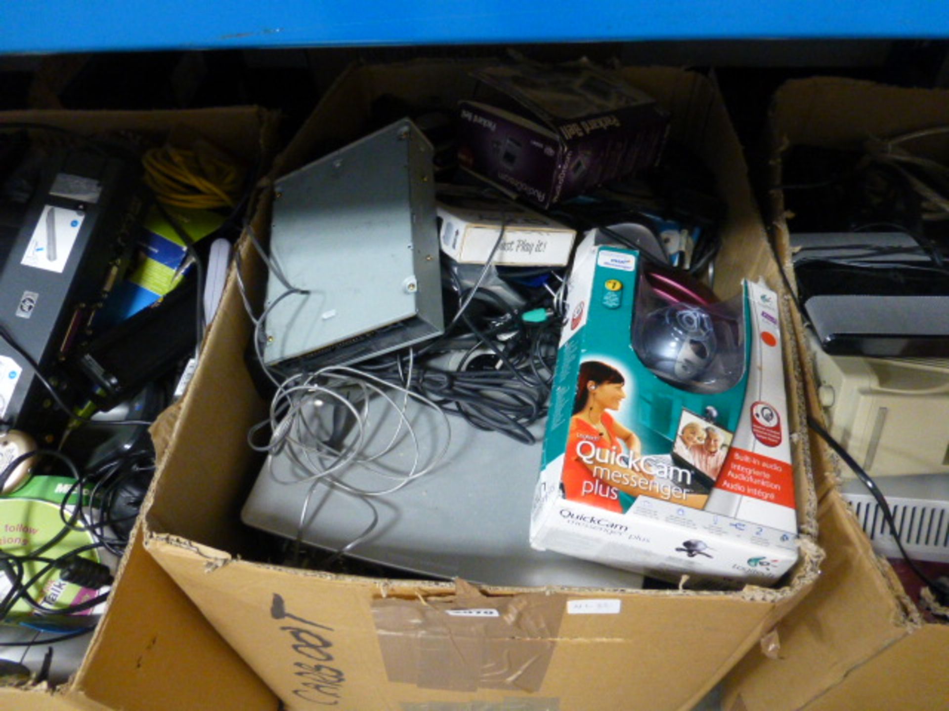 Box of IT and other loose electrical equipment