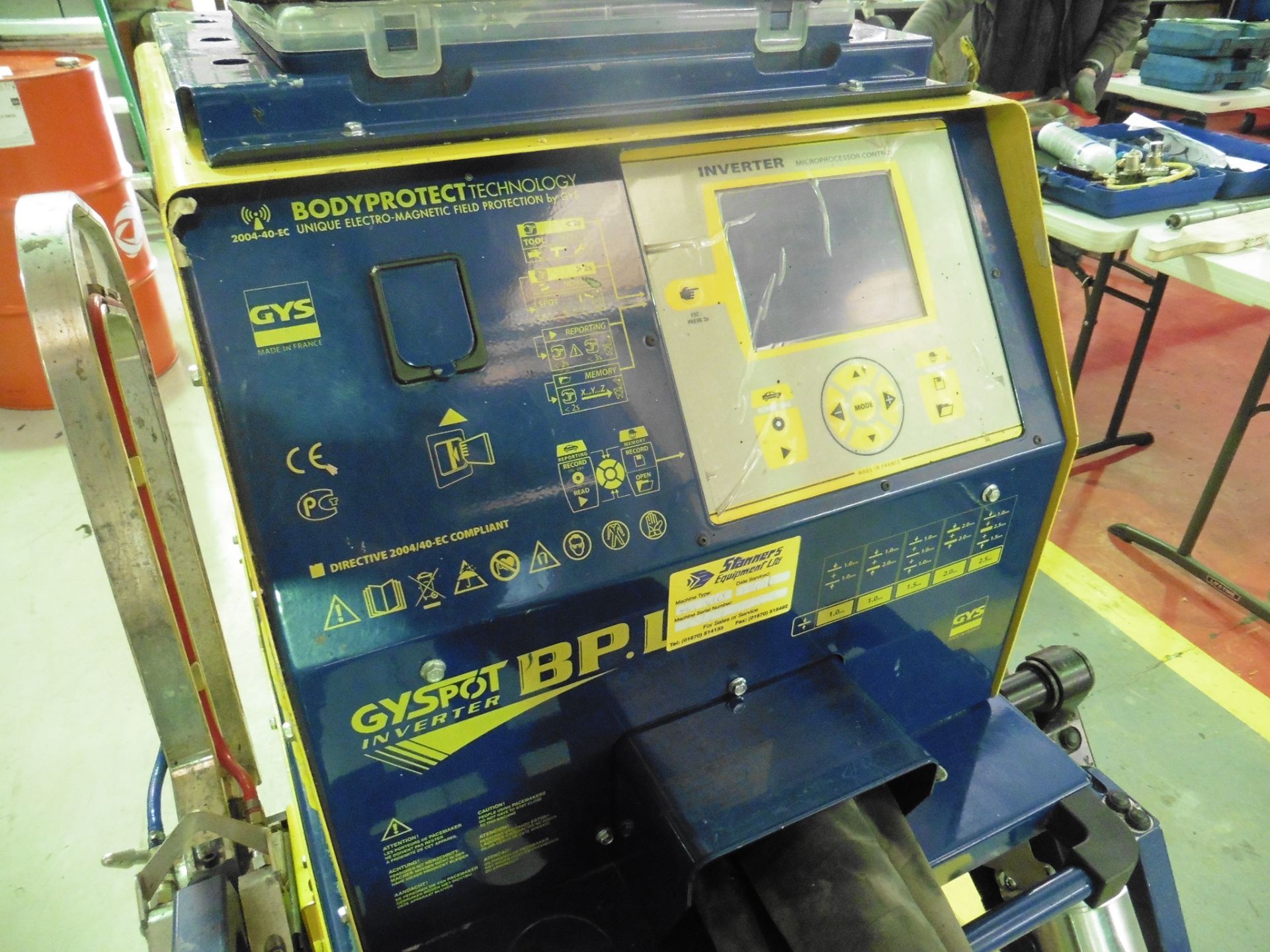 Stanners Gyspot inverter spot welding system serial no: 09.09.003524 - Image 9 of 9