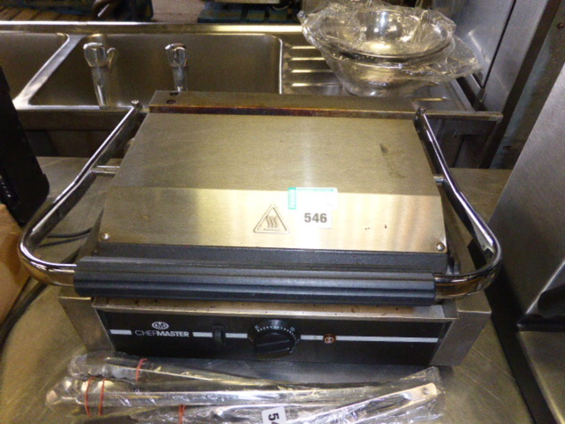 (83) 45cm electric Chef Master twin contact grill