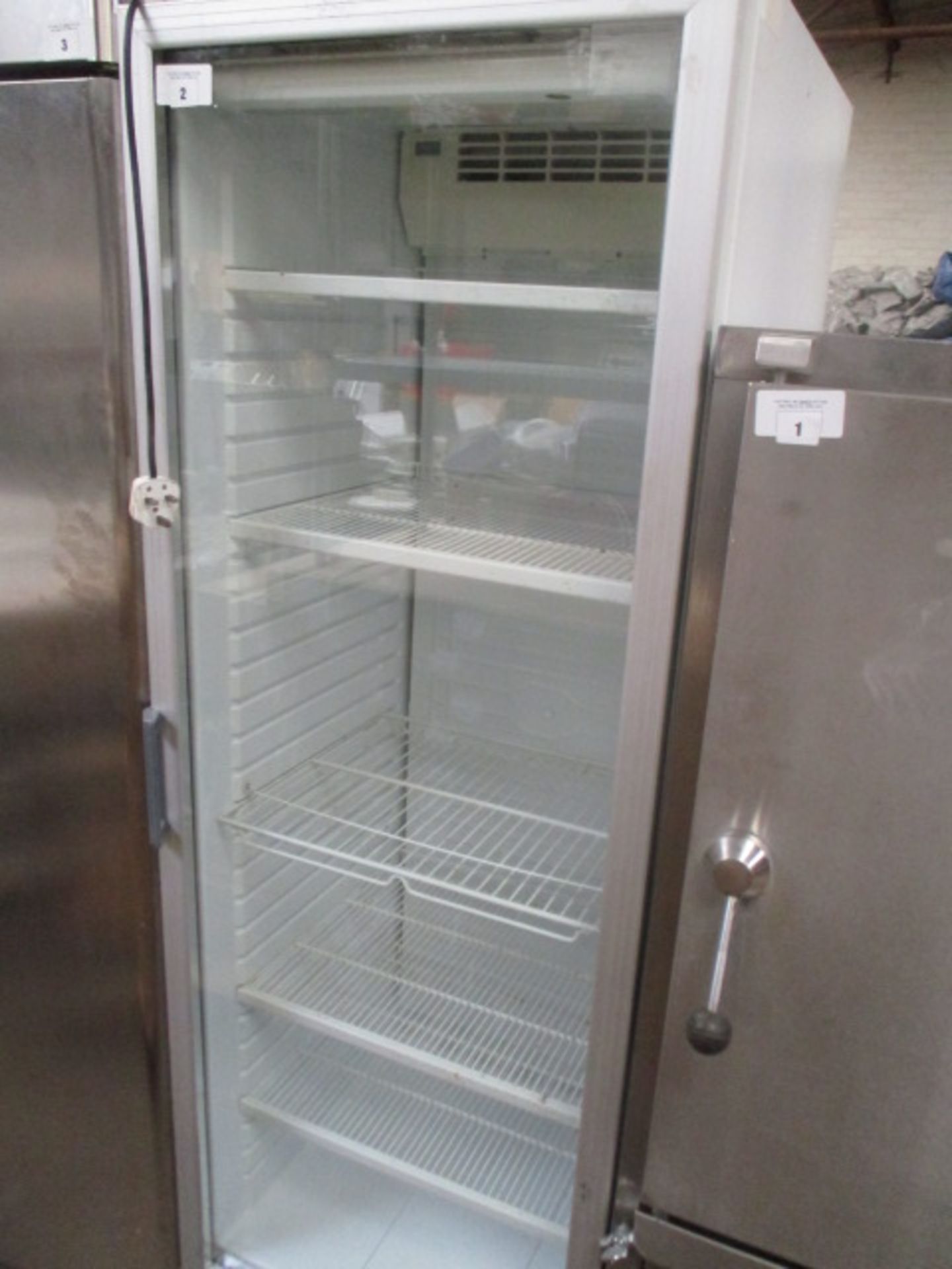 (1) 60cm single door display fridge