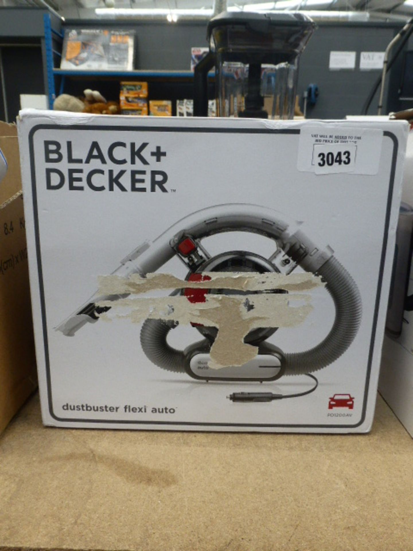 Boxed Black and Decker dust buster