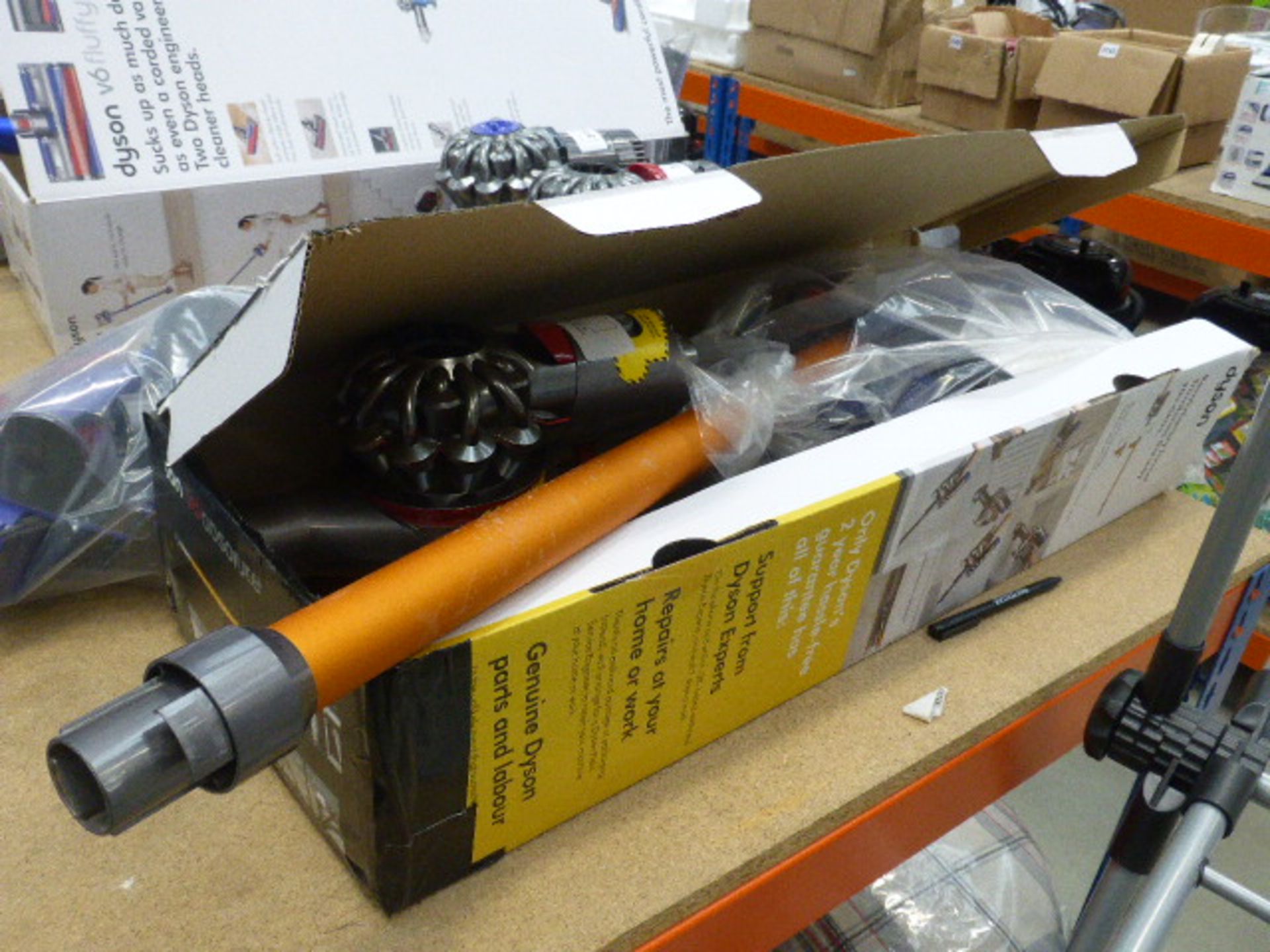 Hand held Dyson v8 absolute with box and accessories