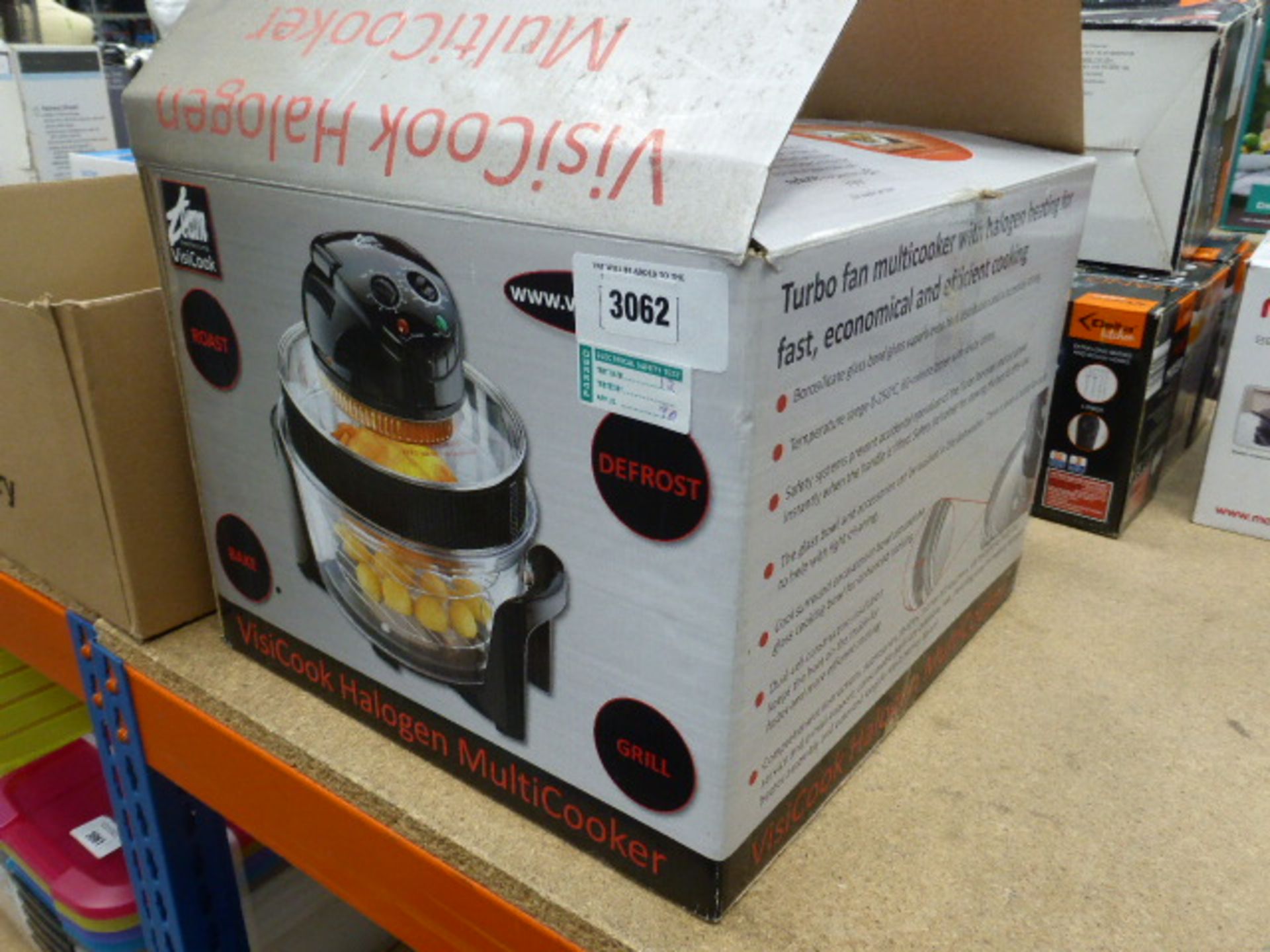 Two boxed Halogen multi cookers