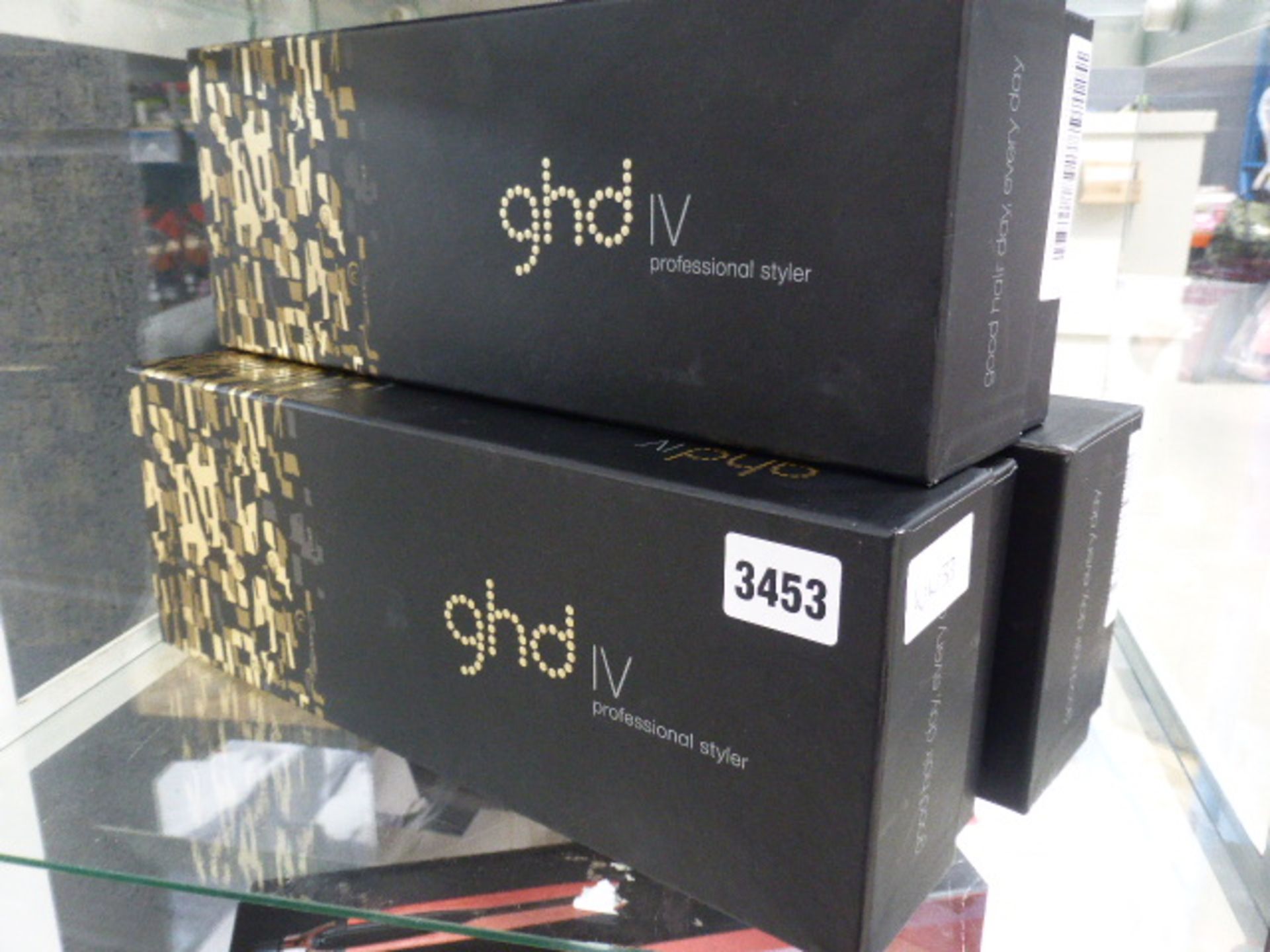 3 boxed GHD professional stylers