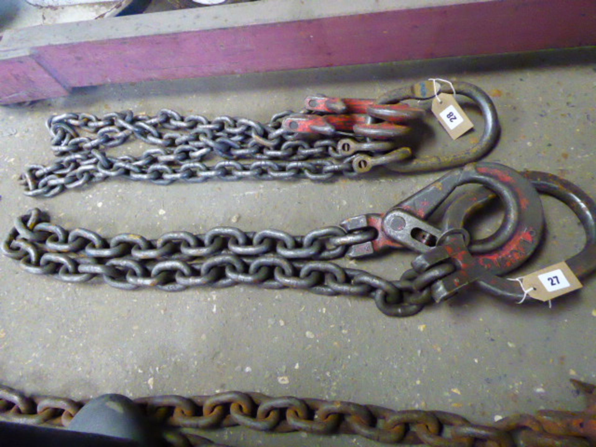 Heavy duty 1 leg lifting chain - Image 2 of 2