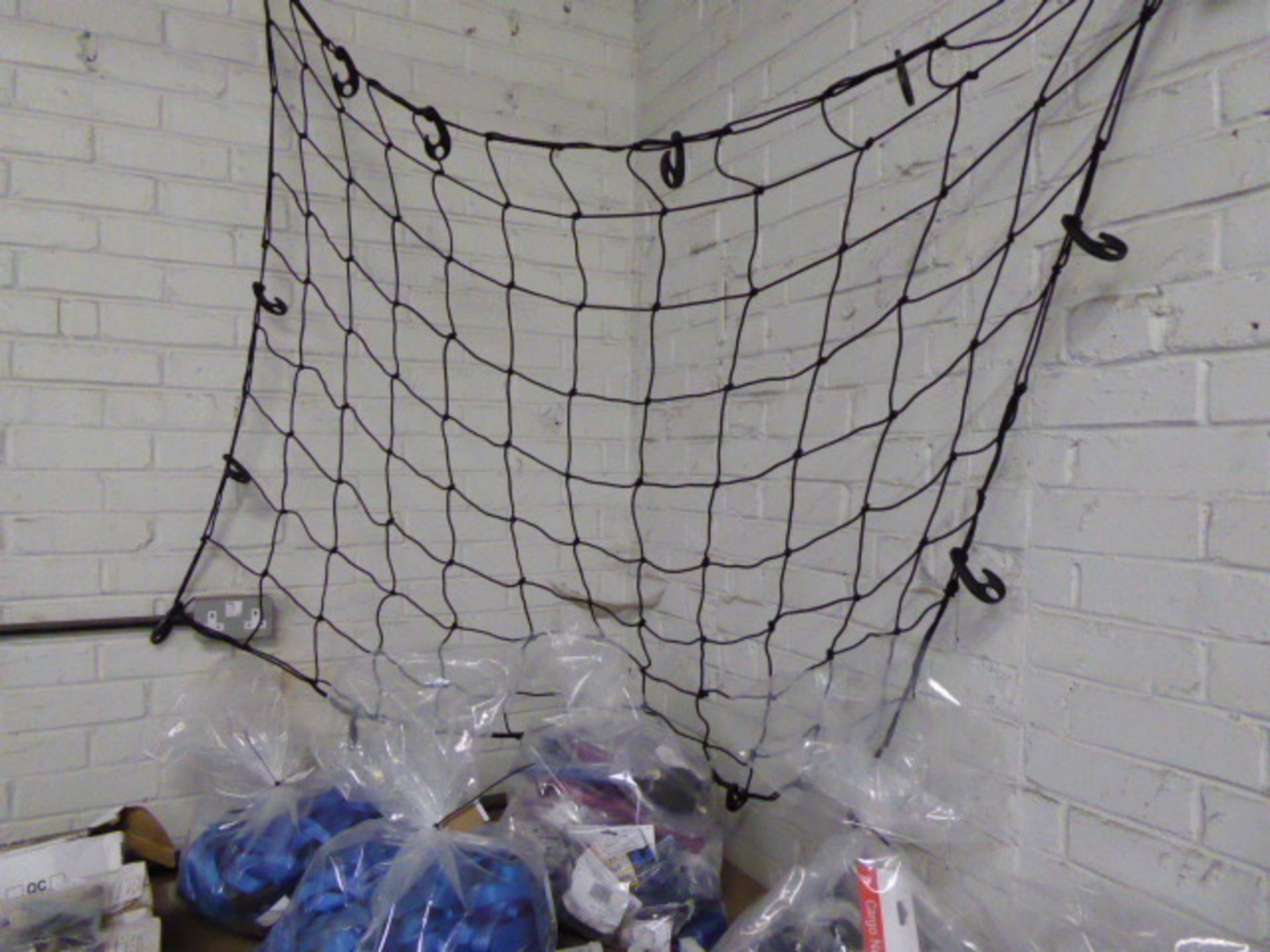 Bag containing cargo net sets