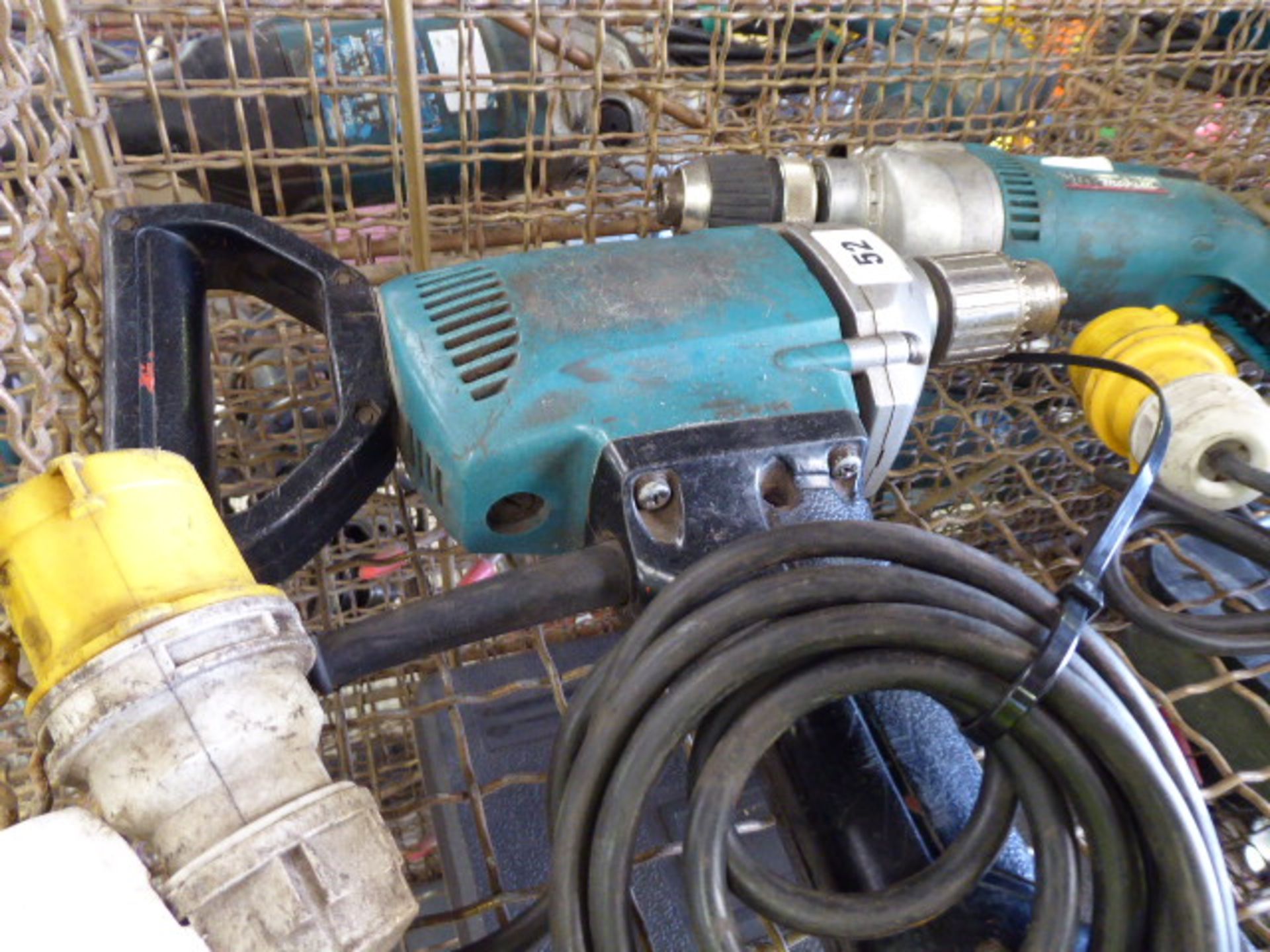 (35) 2 Makita heavy duty drills, 110v - Image 2 of 2