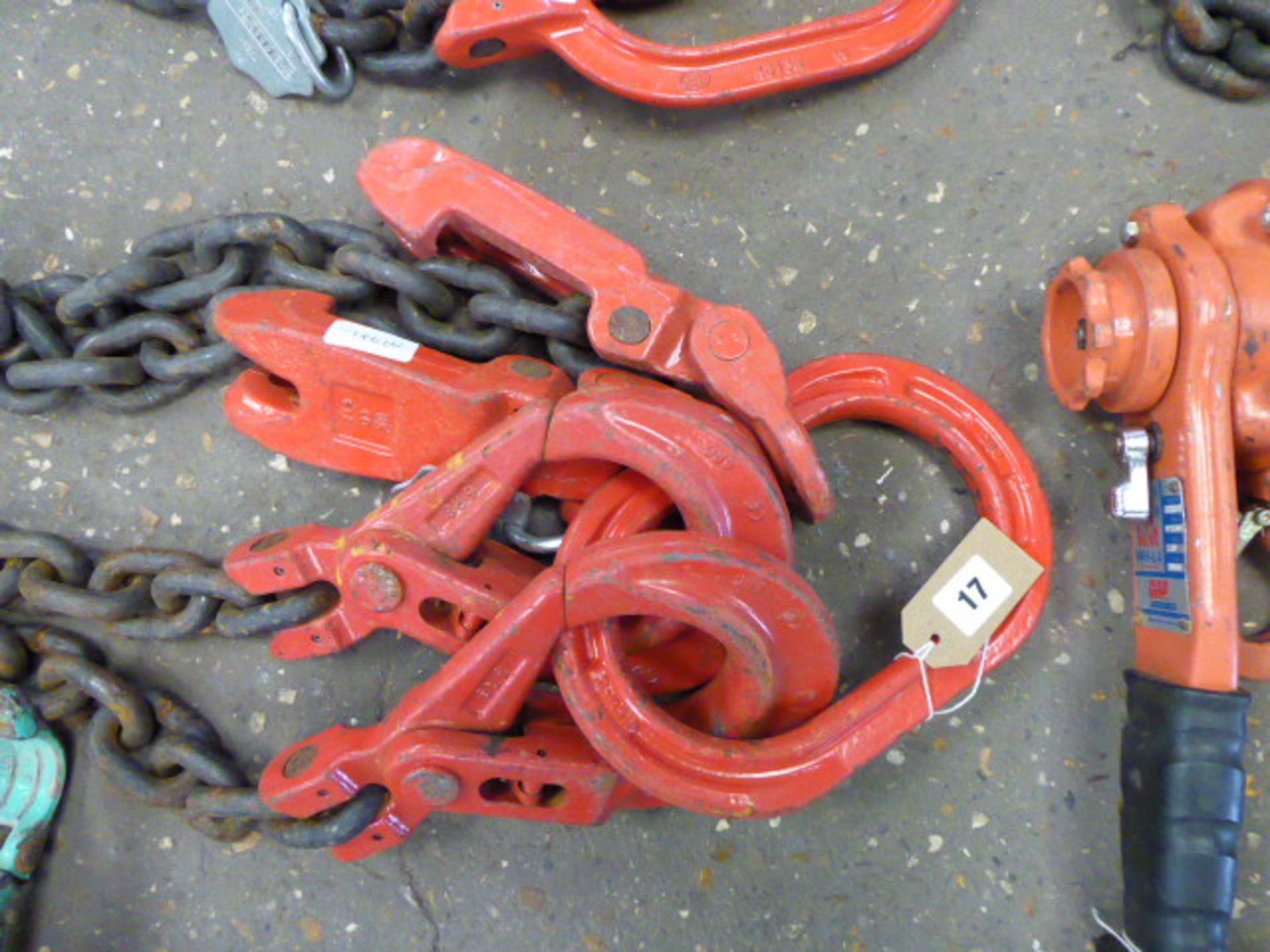 Pair of 1 leg heavy duty lifting chain brothers