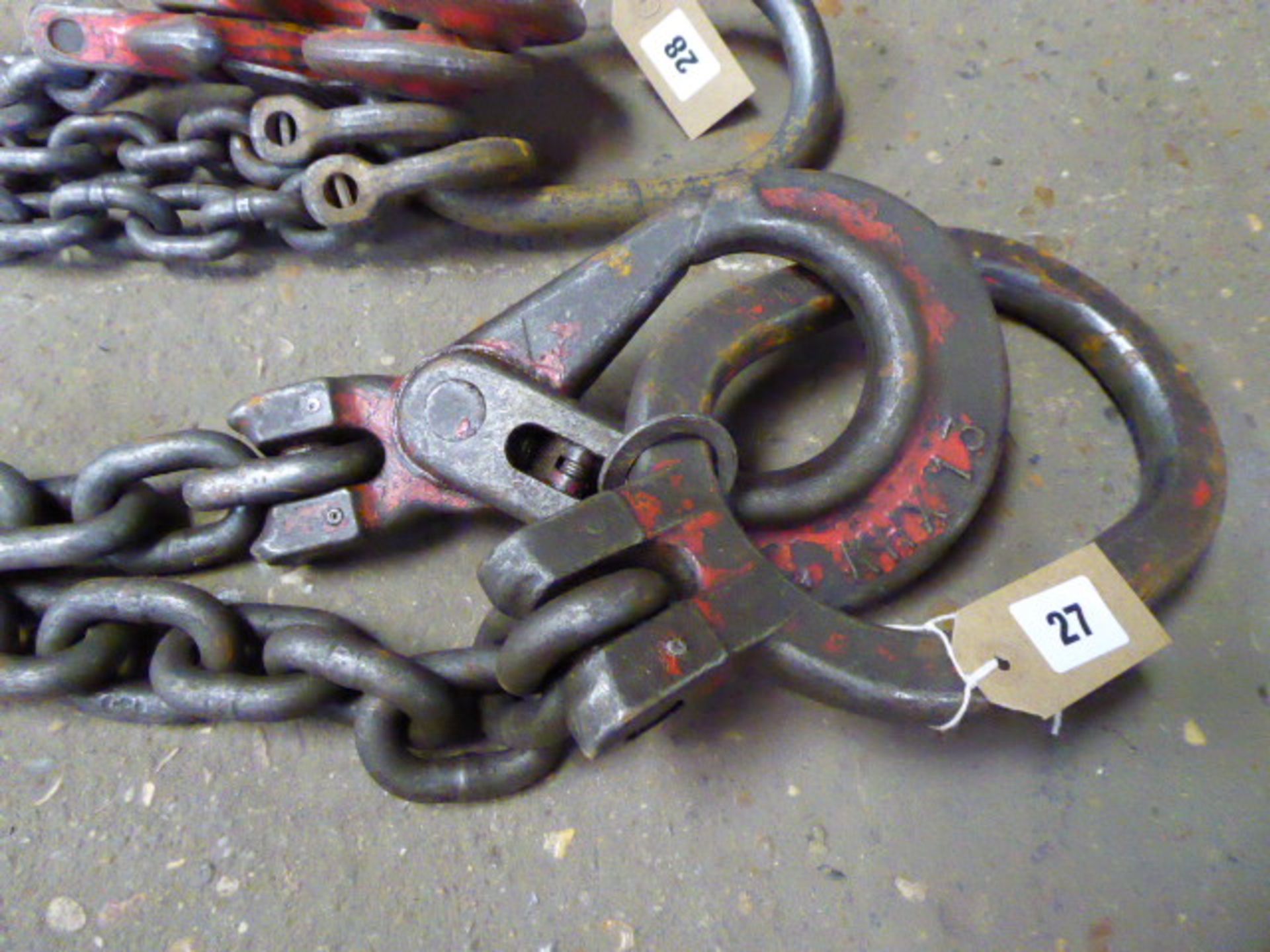 Heavy duty 1 leg lifting chain