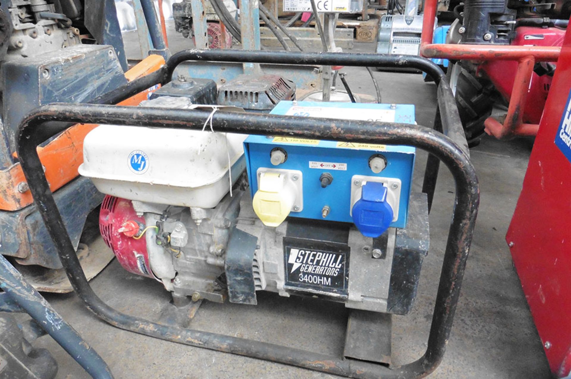 Step Hill Generators 3400HM petrol engine generator with 2 outputs (BS 315415)