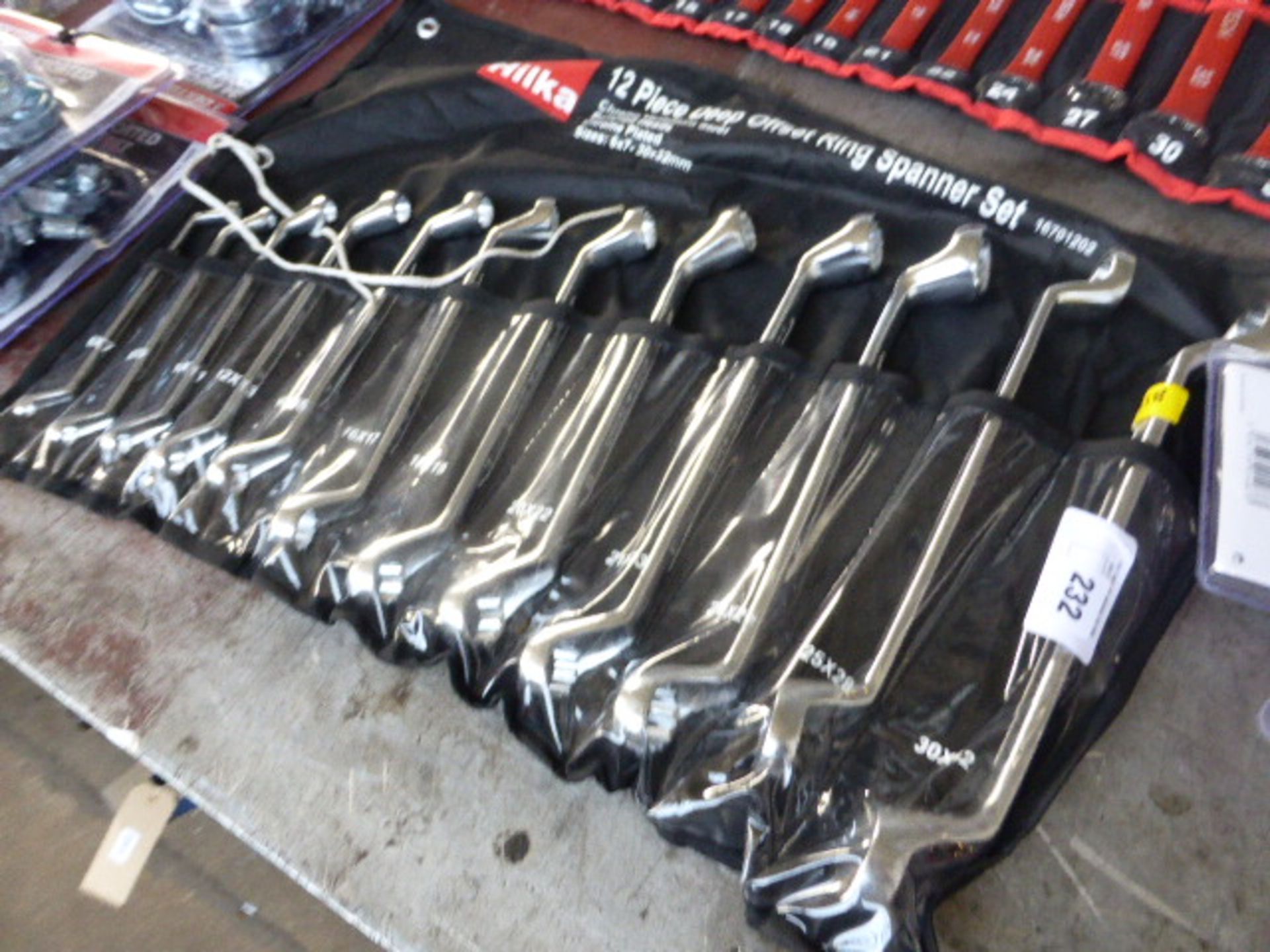 12pce off set ring spanner set (118)