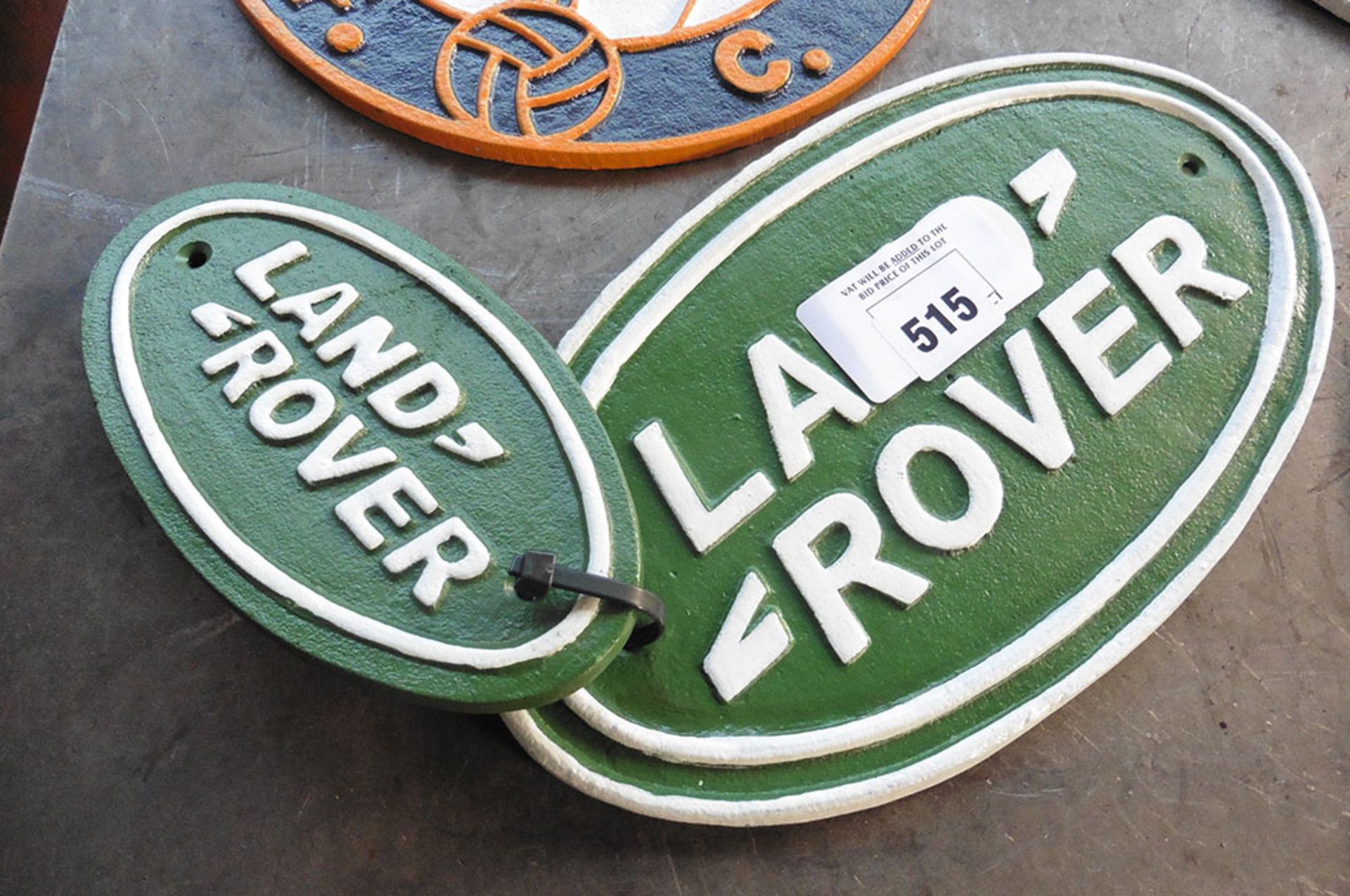 2 Landrover cast signs (173)