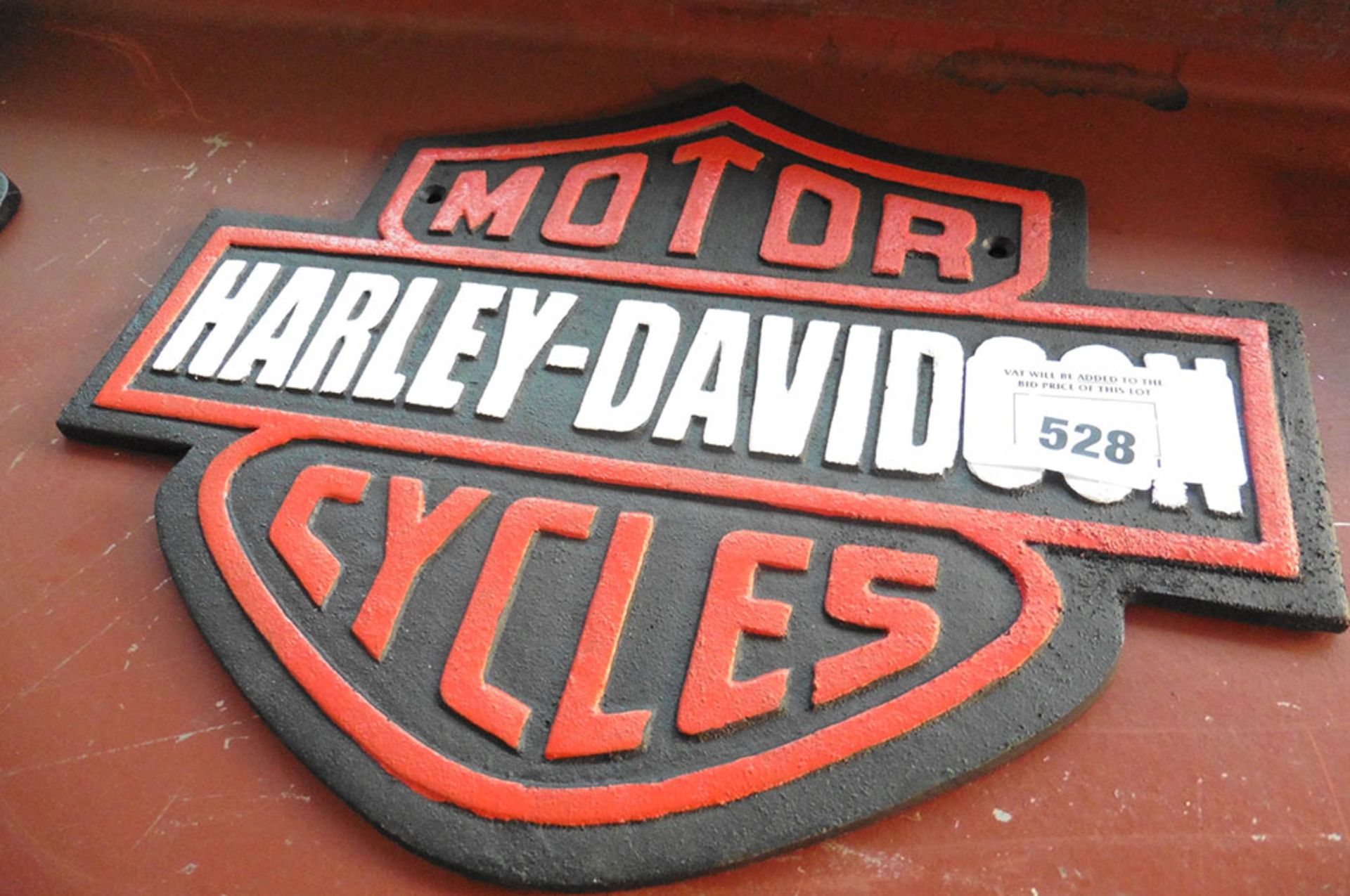 Harley Davidson cast sign (181)