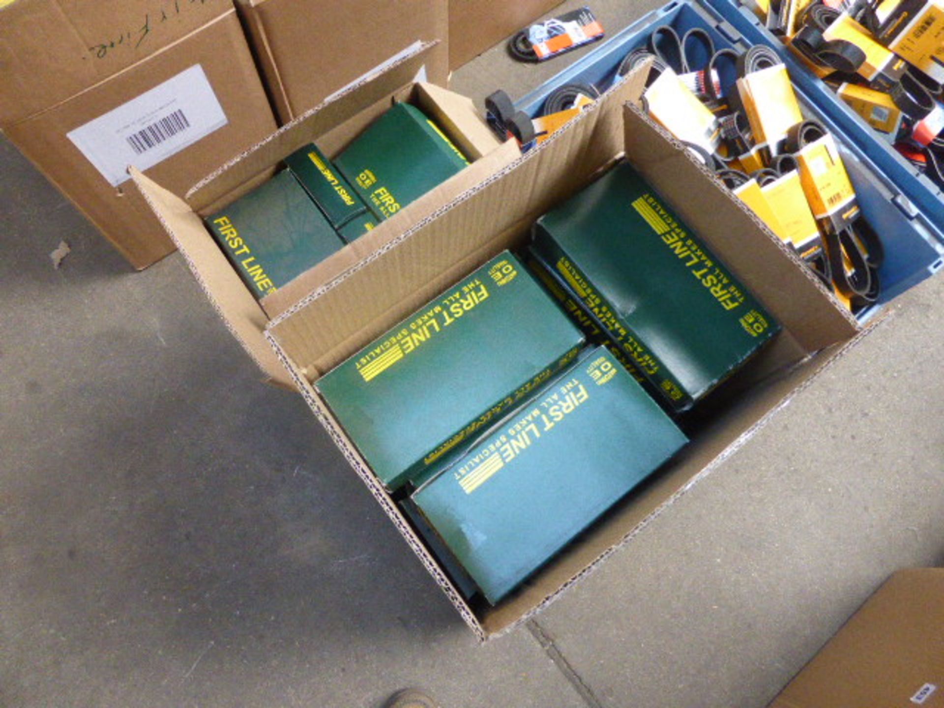 3 boxes of First Line break hose, for brands including Audi, Volkswagen, Vauxhall, etc