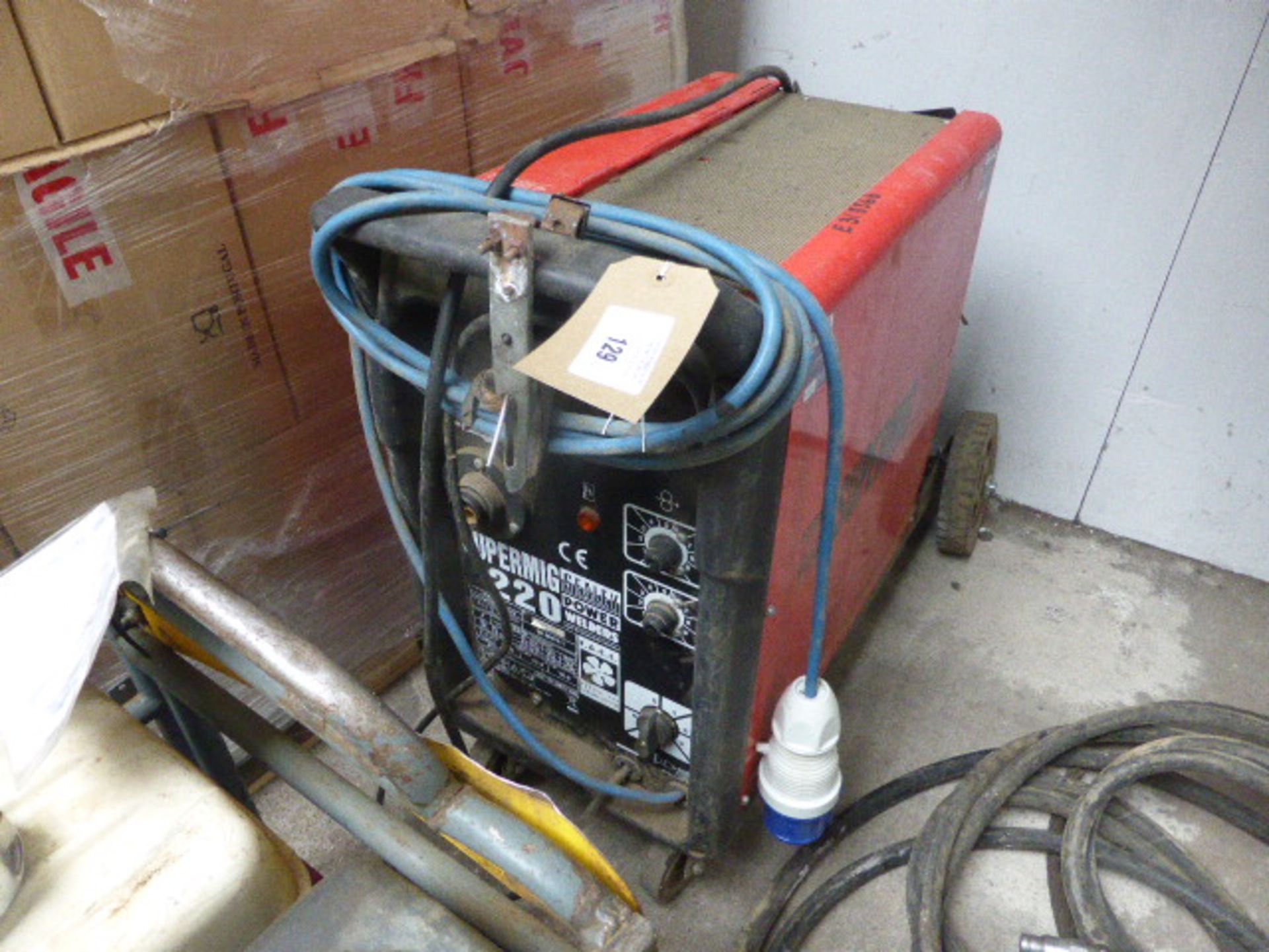 Sealey Supermig 220 welder 240v blue plug (MK 318566)