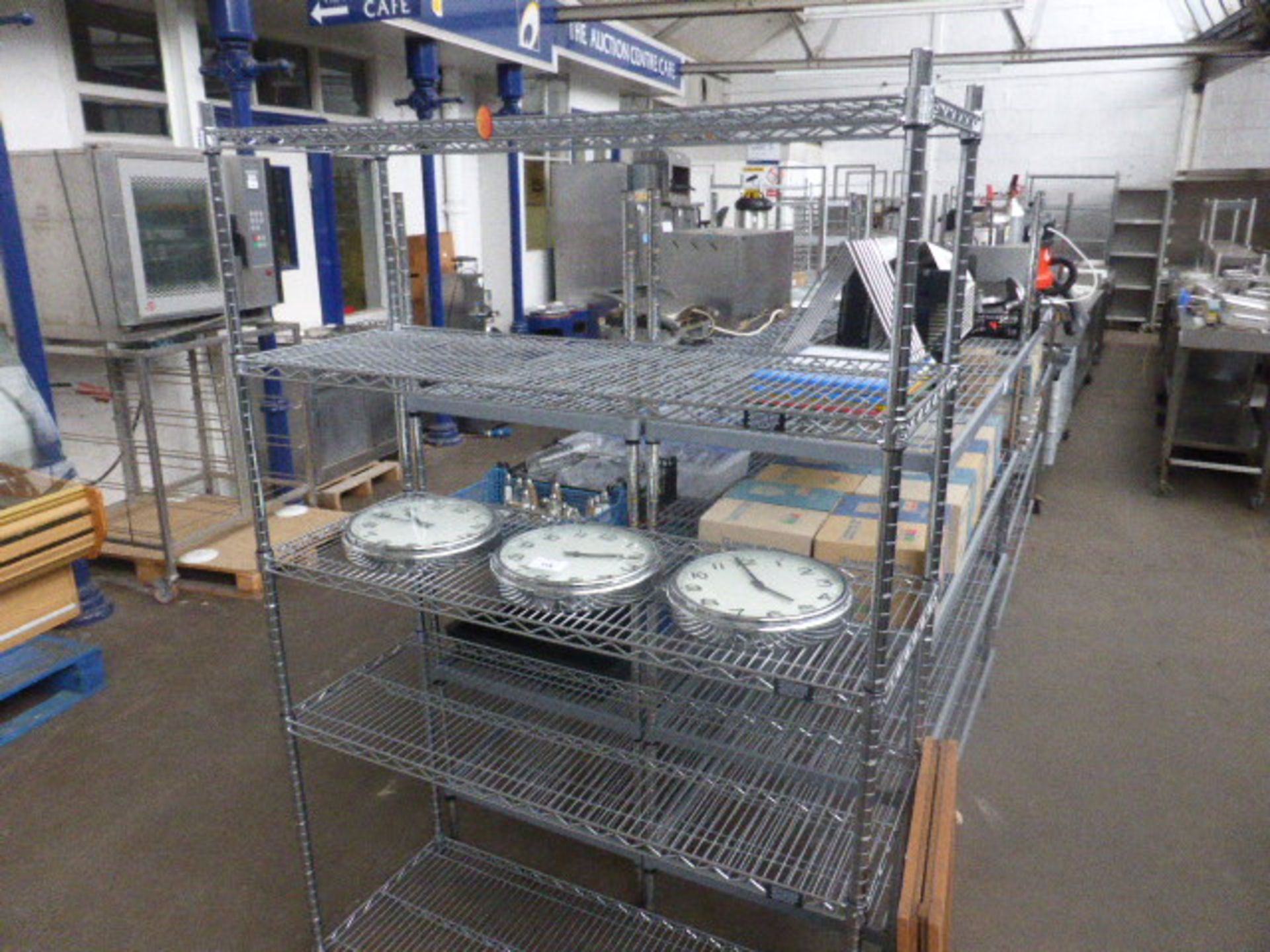 (170) 120cm 5 tier pot rack