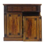 A 19th century mahogany chiffonier,