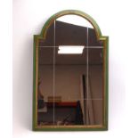 A 20th century wall mirror,