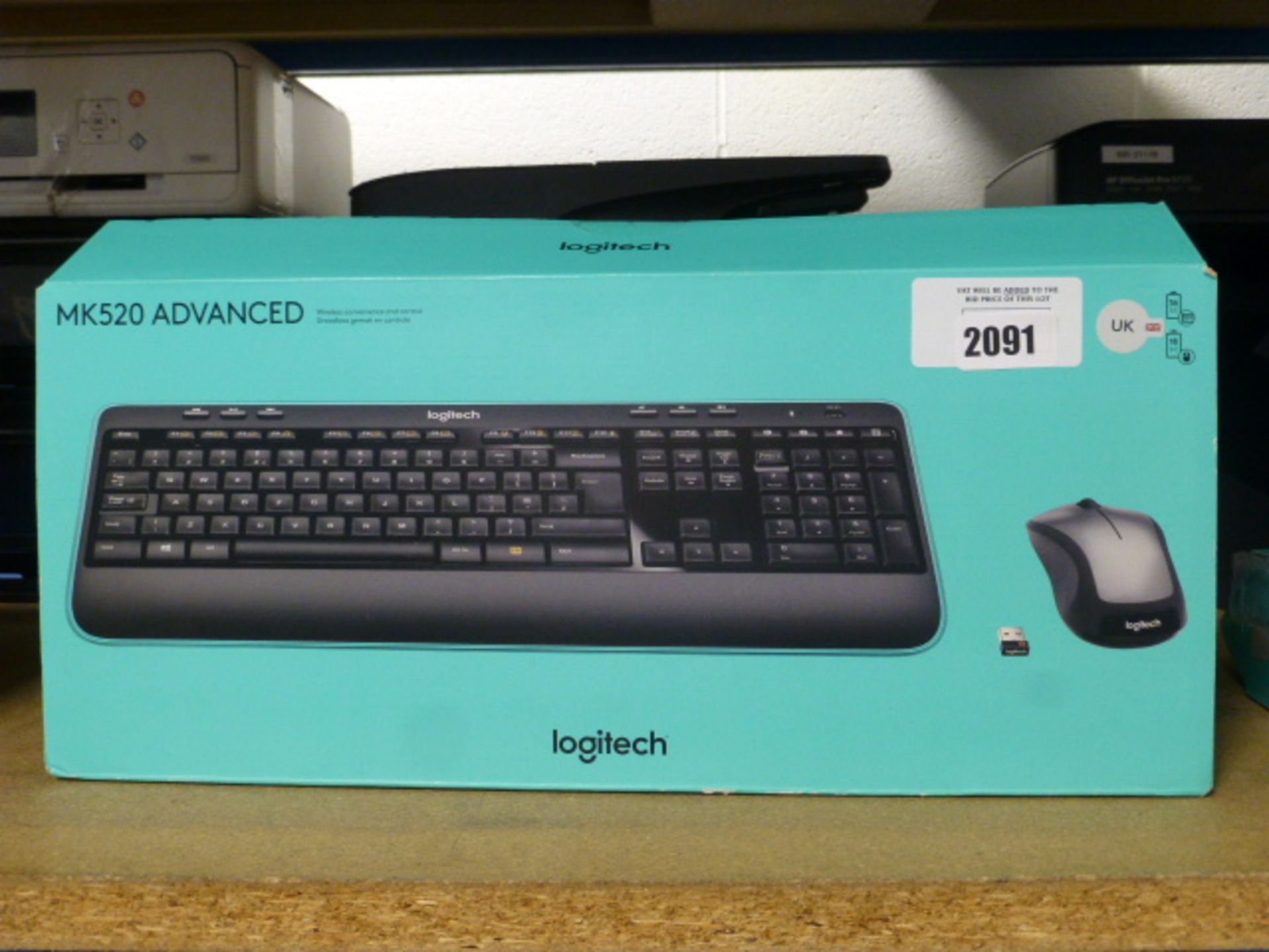 Logitech NK520 Advance wireless keyboard and mouse set