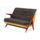 A 1950's Swedish cocktail sofa,