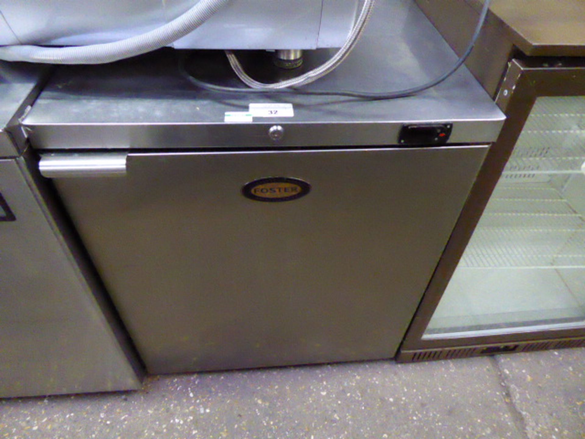 (4) 68cm Foster under counter single door fridge