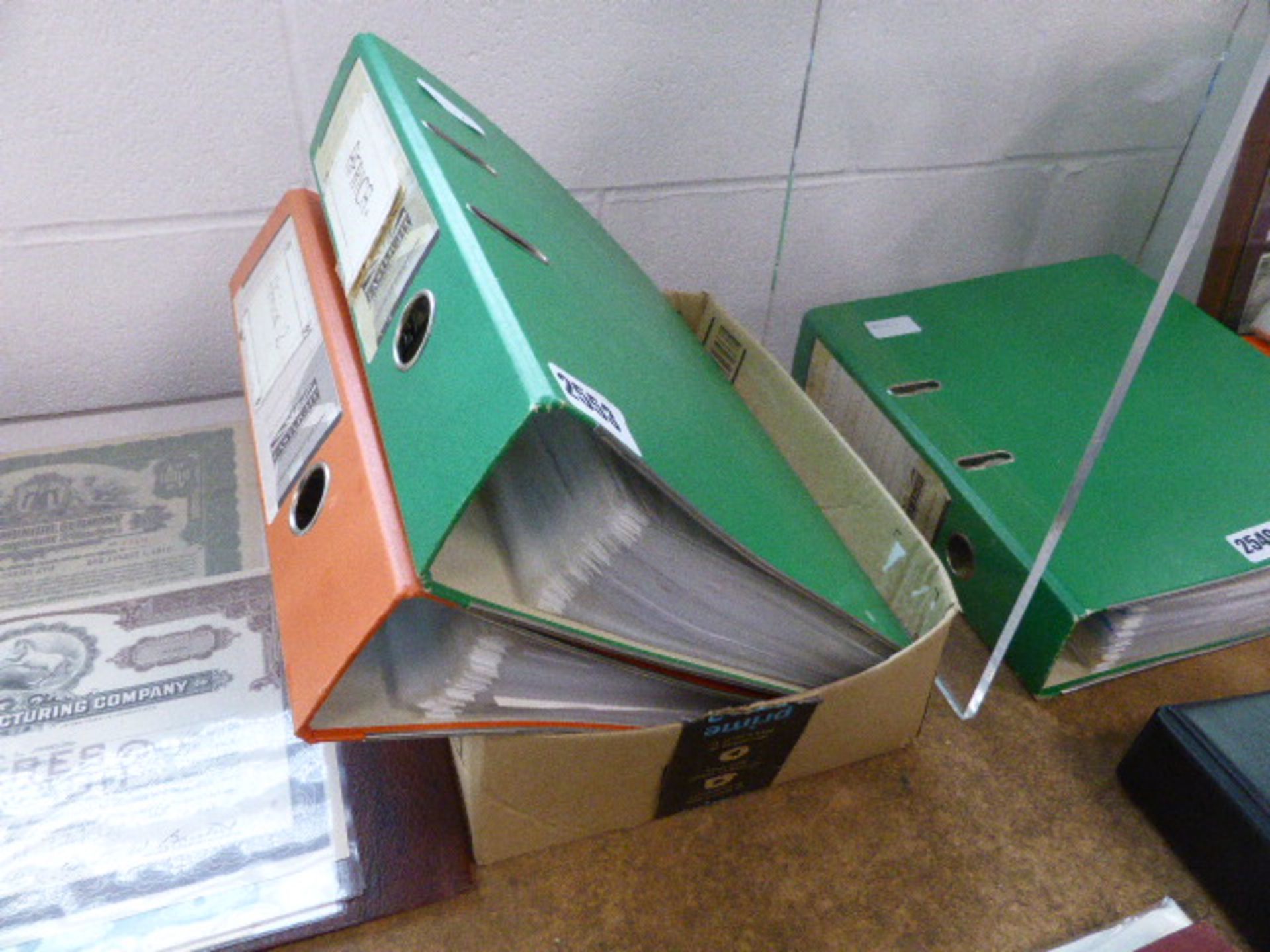 2 large folders of African stamps