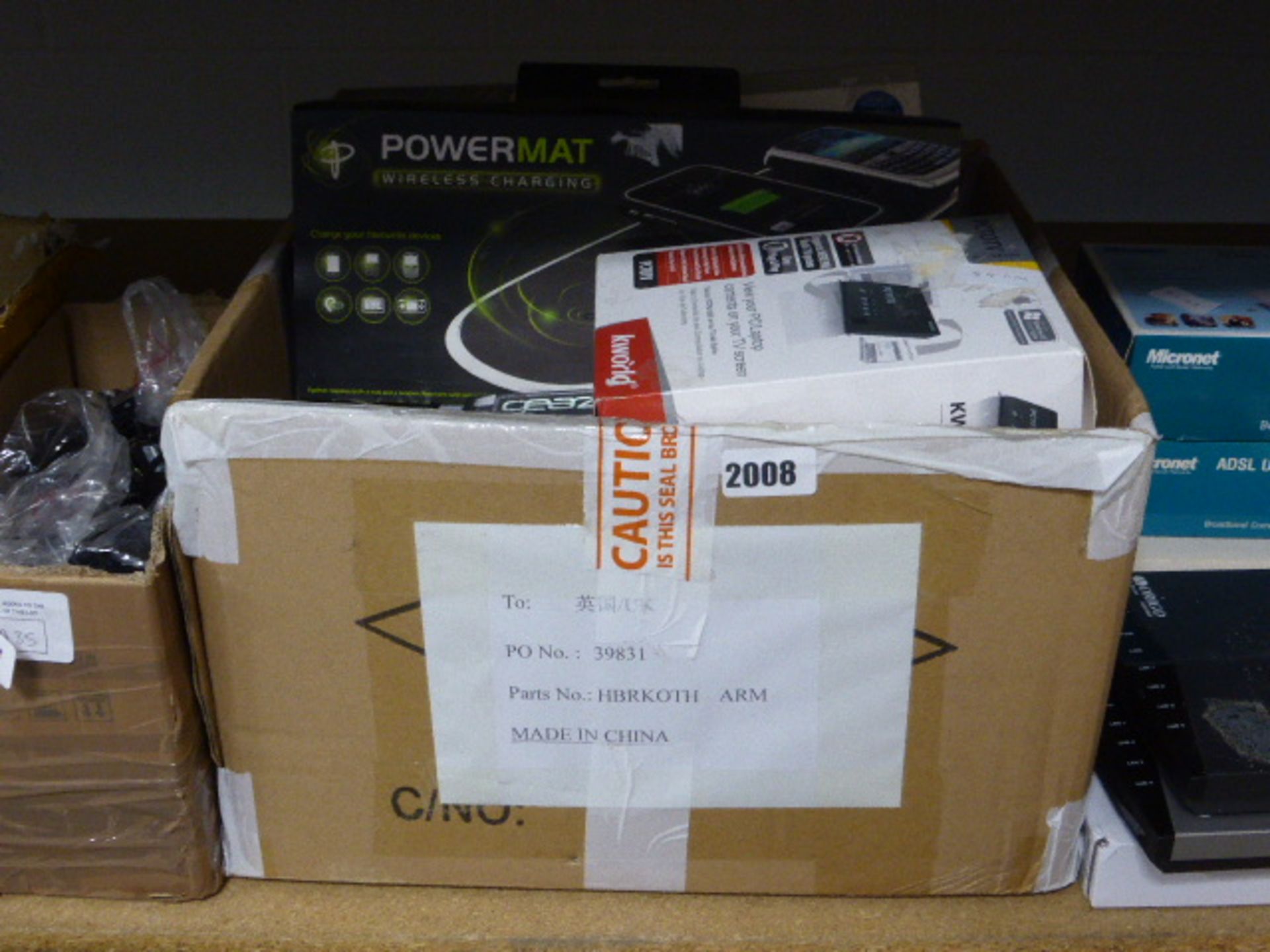 Box to inc. compact digital film scanner, PC TV power mac wireless charging mat, etc